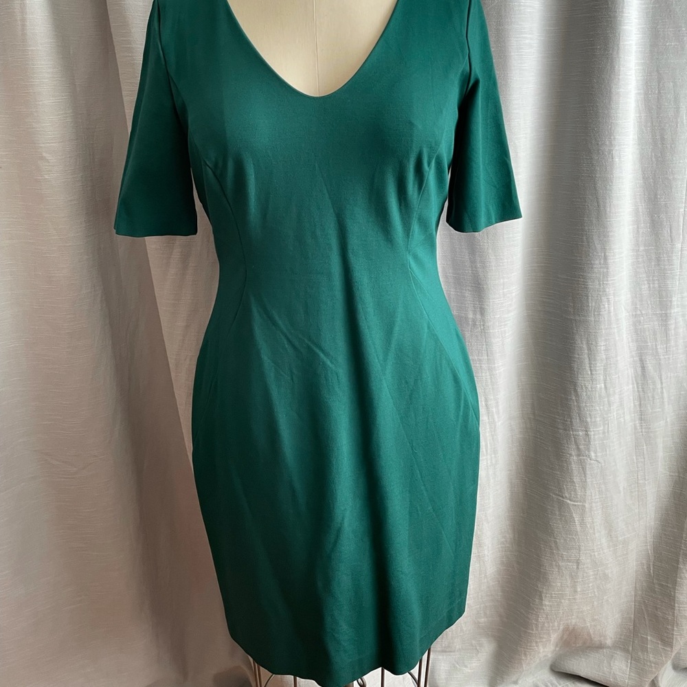 Halogen Seamed Ponte Sheath Dress